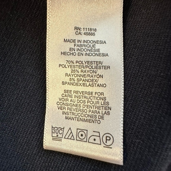 Michael Kors Navy Pleated Mini Skirt Size 4 - Picture 5 of 7